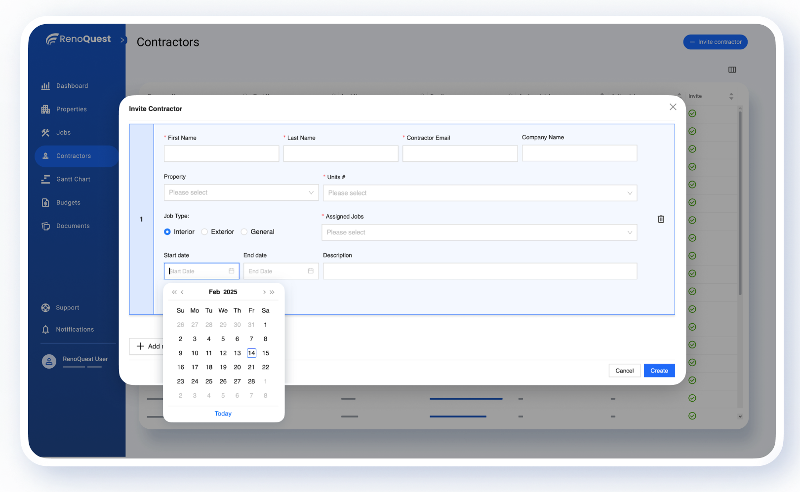 Smarter Contractor Coordination [RenoQuest UX]