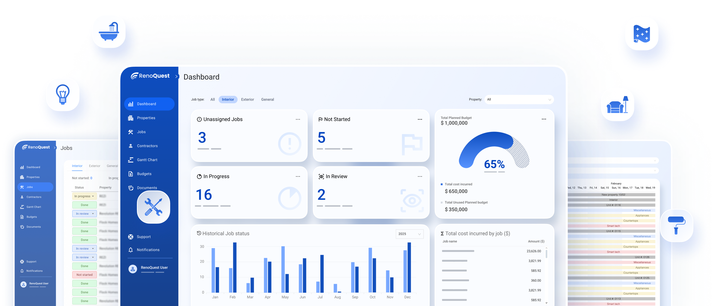 Construction Project Management Software for Renovation | RenoQuest